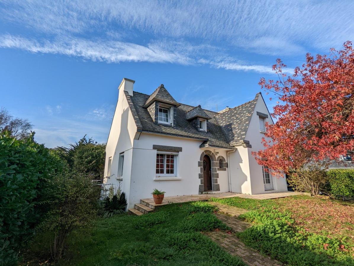 Charming House In The Cabellou On Coastal Trail Concarneau Exteriör bild